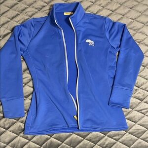 Women's Blue Full-Zip Ski Jacket